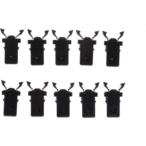 10Pieces Black Small Door Lock Switch Lock For MS Air Conditioner Set Top Box TV EVD DVD Door Cover Model PR-001