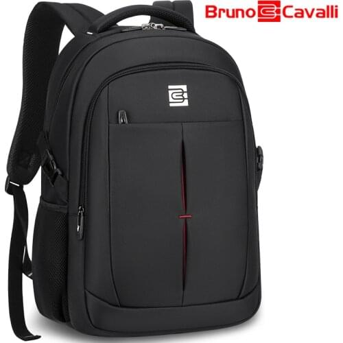 Bruno Cavalli Anti theft USB bagpack 14 to 16inch laptop backpack for Men Boy school Bag Female Male Travel Business bagpack