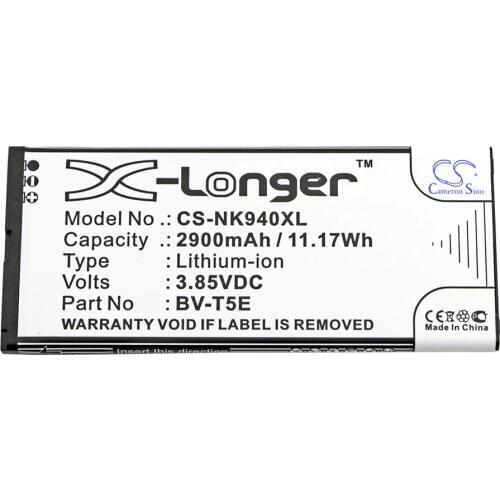Cameron Sino 2900mAh Battery BV-T5E for Nokia/Microsoft Lumia 940,Lumia 940 XL,Lumia 950,Lumia 950 Dual SIM, RM-110
