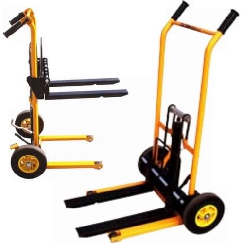 Four-wheel universal forklift lifting folding type flat tiger truck cargo handling forklift