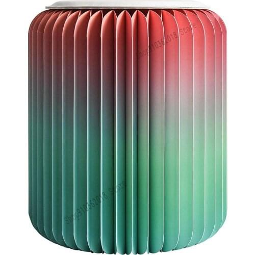 Design Fashion Round Short Shoes Changing Makeup Stool Artistic Folding Personality Nordic Style Ins Flow Color