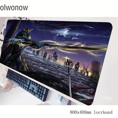 Warframe mouse pad gamer 80x40cm gaming mousepad locked edge notbook desk mat New arrival padmouse games pc gamer mats gamepad
