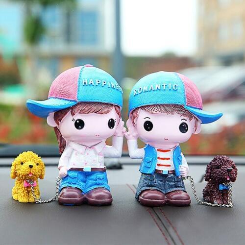 Creative car decoration lovely doll lovers Jushi car perfume seat decorations on a vehicle