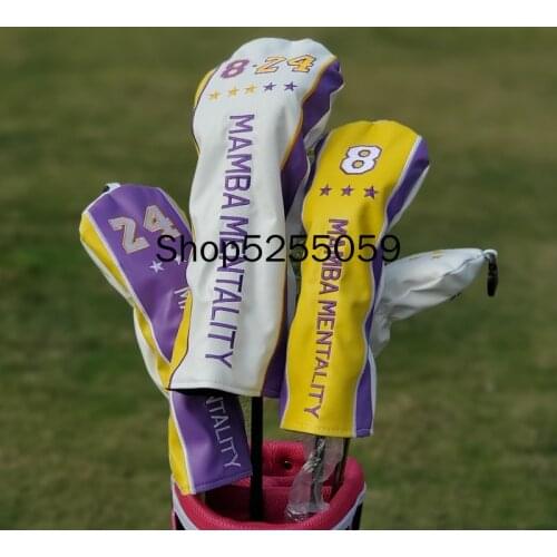 Limited Edition Mamba Golf Club Driver Fairway Wood Hybrid Putter Mallet Putter Head Cover Sport Golf Club Accessories Equipment