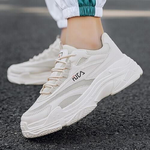 2021 mens casual shoes trend fashion all-match shoes lightweight and comfortable tennis shoes breathable mesh wearable sneakers