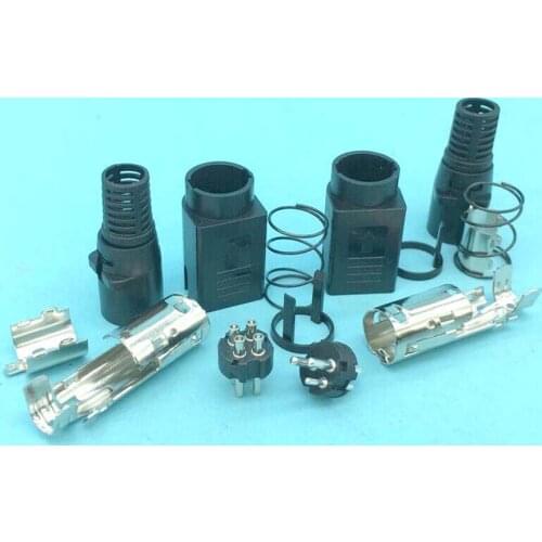 New high quality 3 pin 4-Pin Kycon Power DIN Plug for TFT LCD Flatscreen TV DC 12/24V DC supply adapter connector