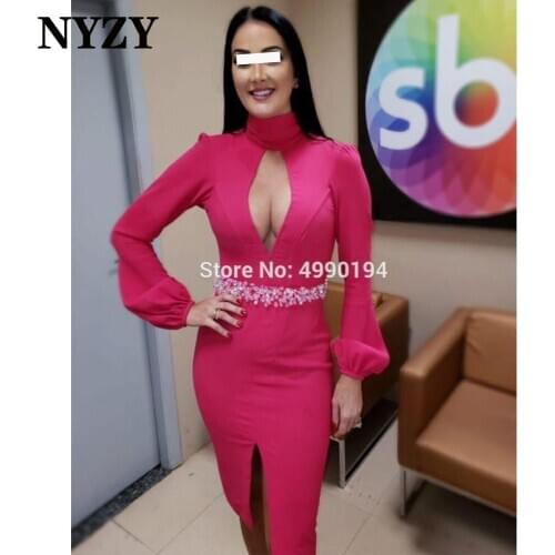 NYZY Womens Long Sleeve Dresses