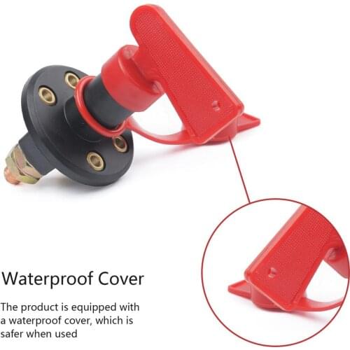 100A-400A Battery Isolation Switch 12/48V Power Disconnect Isolator Cut Off Switches For Motorcycle Car Boat Truck modification