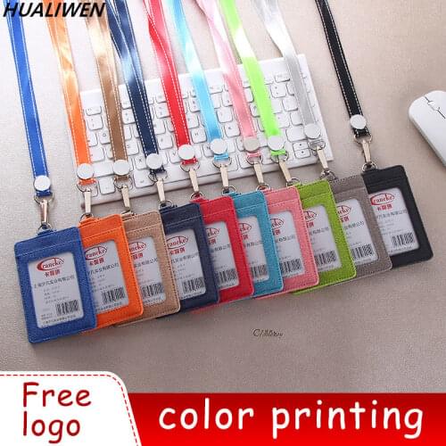 Work card cover chest card chest card student school card meal card cute entrance guard bus card cover lanyard