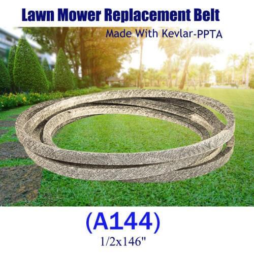 For Kevlar Mower Belt M154621 For John Deere Mower Deck Belt 1/2 "x 146" Mower V-belt Fits X300 X304 X310 EZTRAK Z245
