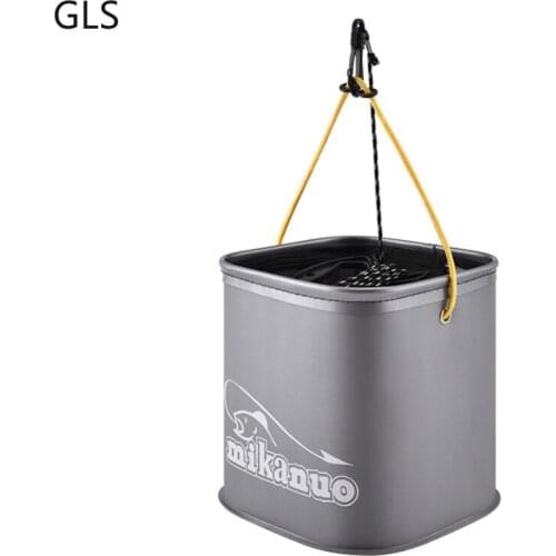 2021High Quality EVA Material Foldable Design Live Fish Water Storage Fishing Bag Thickened Waterproof Net Cover Fishing Tool