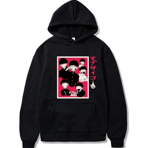 Kawaii Anime Mob Psycho 100 Printed Men/women Hoodie Long Sleeve Sweatshirt