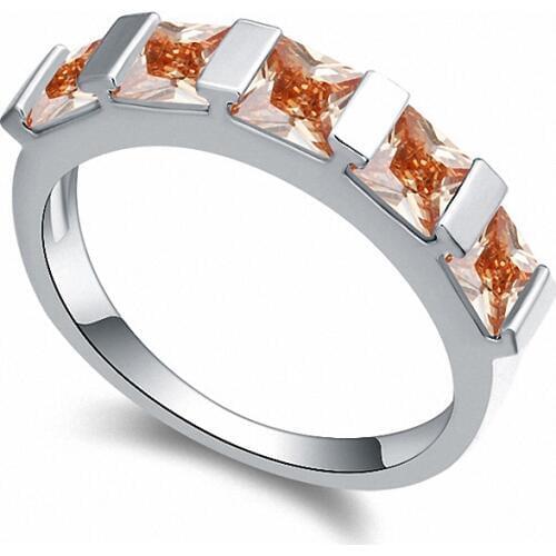 TRACYSWING Real Austrian Crystals Brand AAA Zirconia Micro Inlays Fashion Ring for women New Geometric Th-109731