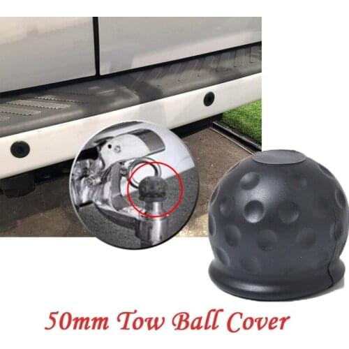 Universal 50mm Tow Bar Ball Cover Cap Ball hood for Trailer Protect car accessories repair tool Rubber acid alkali resistance