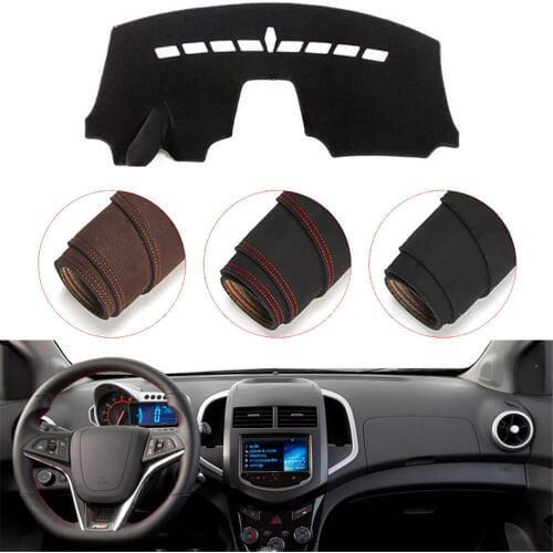 Console Dashboard Suede Mat Protector Sunshield Cover Fit For Chevrolet Sonic Aveo 12-16