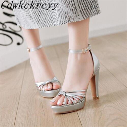 Women sandals Summer New pattern fashion Super high heel Nightclub Women sandals Pink Sweet Waterproof sexy Women sandals 34-43