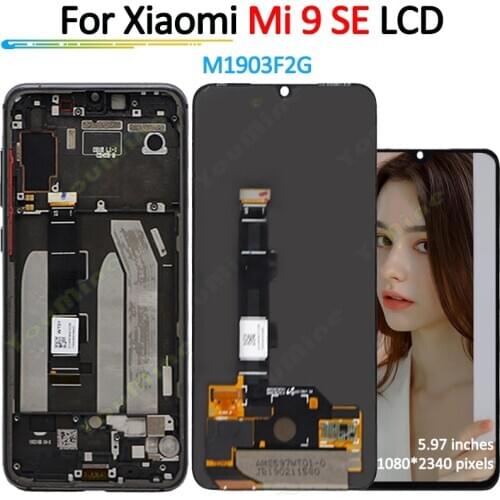 Original LCD For Xiaomi mi 9 SE LCD Display Screen Digitizer Assembly Touch For Xiaomi Mi9 MI9 SE LCD Screen M1903F2G