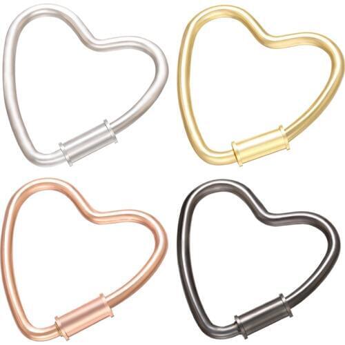 ZHUKOU 25x26mm Brass heart charms gold/silver color small pendant for DIY jewelry making bracelet necklace connector model:VD690
