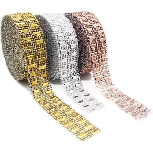 1 Yard 91cm Diamond Mesh Wrap Rhinestone Ribbon Crystal Tulle Bling Bridal Wedding Cake Decoration Gift Wrap Crystal Tulle