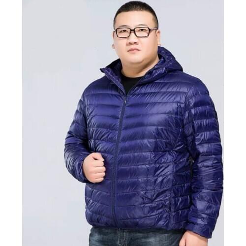 2021 New Fashion Men Casual Slim Men Duck Down Jackets Male Autumn Winter Coat Plus Size Lightweight Windproof Overcoats D250