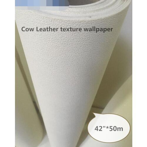 5 rolls price of 42in 50m Roll Cow leather printable waterproof pvc wallpaper for decoration