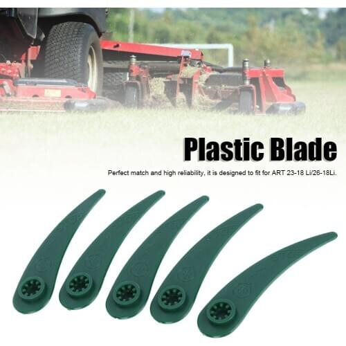 50Pcs Lawn Mower Plastic Blade Replacement Accessories Parts Fit For ART 23‑18 Li/26‑18Li Lawn Mower Plastic Blade