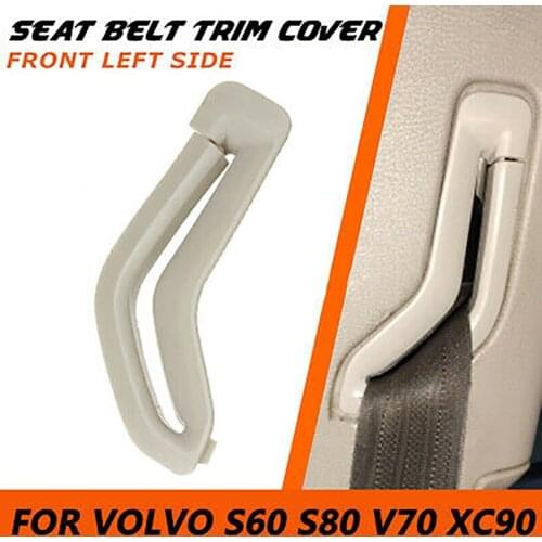 ABS Plastic Seat Belt Trim B-pillar Small Cover Beige 39885877 Replacement