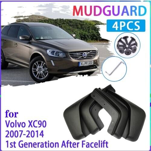 4PCS Car Mud Flaps for Volvo XC90 2007~2014 2008 2009 2010 2011 2012 1st Mudguard Splash Guards Fender Mudflaps Auto Accessories