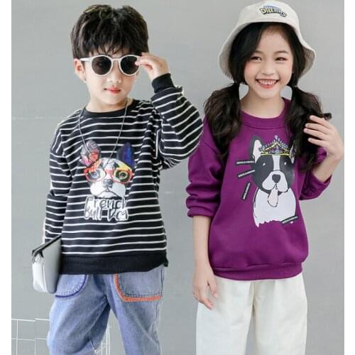 Childrens Hoodies Sweatshirts Girl Kids Winter Thicken Warm Tshirt Cotton Pullover Tops for Baby Boys Clothes 4 6 8 10 12 14 Y