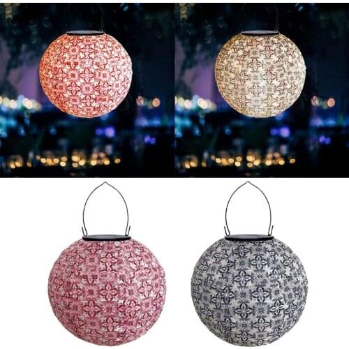 Lanterns Solar Outdoor Solar Lantern Light Decoration Hanging Garden Lantern LED Lantern Waterproof for Decoration Party