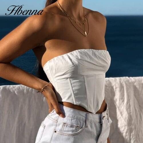 Hbenna Women's Cropped Tank Tops