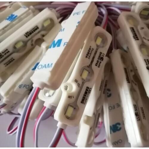 IP68 SMD 5730 5630 led module Light Advertising lamp 1.5W 3Leds Sign Backlights Waterproof 12V white 5730 chip