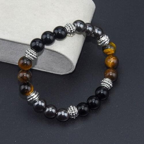 Magnetic Therapy Slimming Bracelet Anti Cellulite Natural Crystal Stone Mixed Color Lose Weight Magnetic Health Care Tools