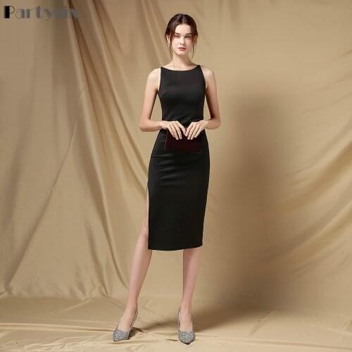 Черные летние платья Partysix China At AliExpress