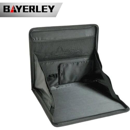 Car Seat Back Fit Multifunctional Folding Portable Laptop Computer Black Desk Table BagTray Food Holder