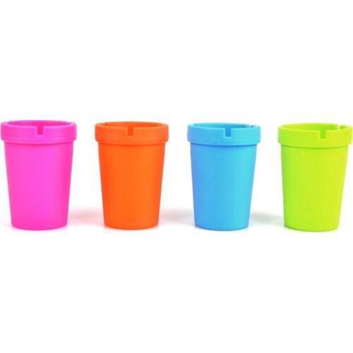 Portable Auto Car Truck Cigarette Smoke Ashtray Double Layer Candy Colors ABS Ash Cylinder Cup Holder F-Best