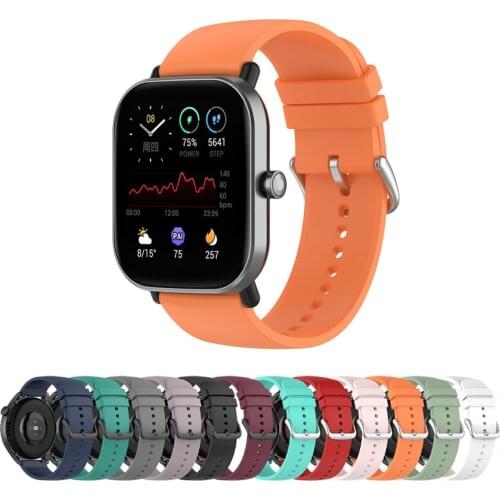 20mm Wristband Sport Bracelet For Huami Amazfit GTS 2 2E 2 Mini SmartWatch Replacement Strap For Amazfit Bip S/ U Pro Watchband