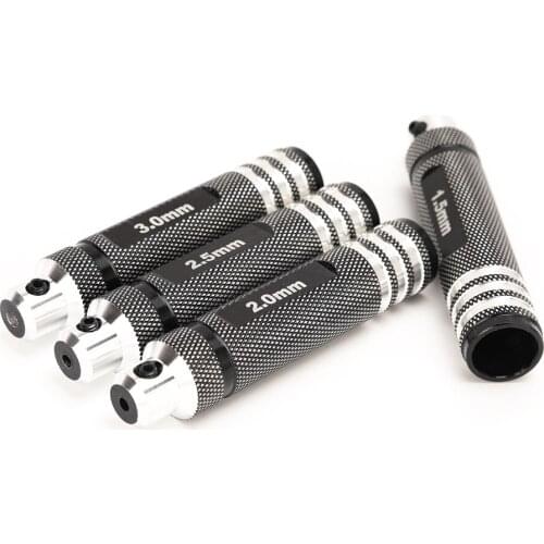 Aluminium Alloy Hexagon Screwdriver Handle 1.5 2.0 2.5 3.0MM Hexagon Wrench Screwdriver Handle for RC model Drone Tools