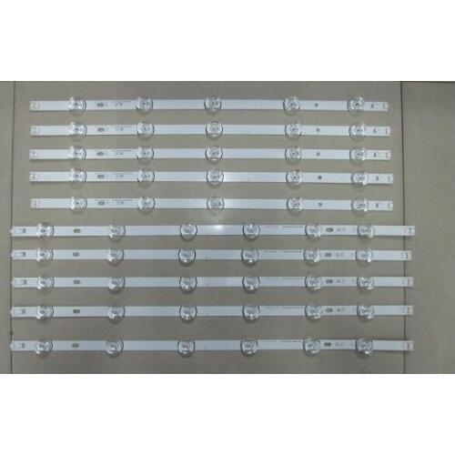 10 Piece/Set LED Array Bars For LG 55LB5820-ZJ 55 inches TV Backlight LED Strip Light Matrix Lamps Bands