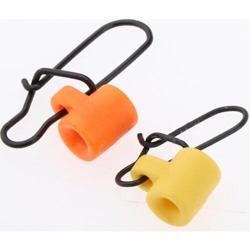 10Pcs Set Fishing Sinker Lines Slides Hook Shank Clip Connector Swivels Sea