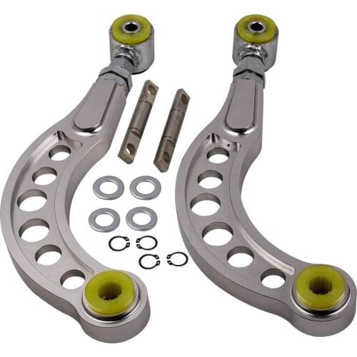 2pcs x Adjustable Rear Upper Control Camber Arm Kit for Honda Civic Coupe 2006-2015 1 Pair