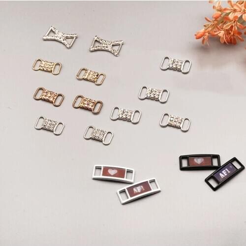 AF1 Shoelaces Buckle Shoes Decorations DIY Sneaker Kits Metal Lace Buckle Stylish and Beautiful Suitable Kinds Flat Laces