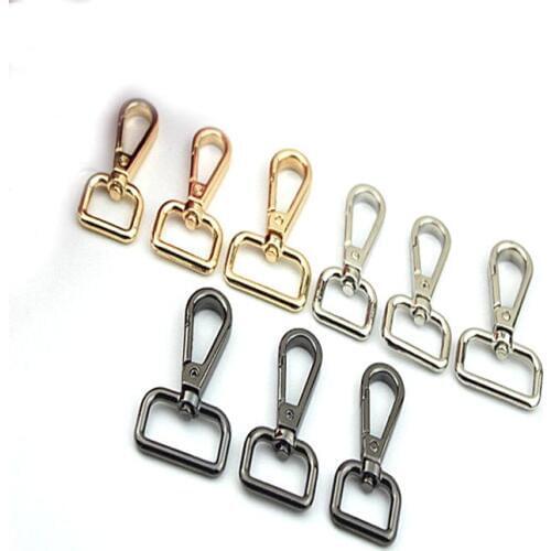 Goldd silver gunmetal swivel snap hooks ,swivel lobster clasp in 50 x 25mm