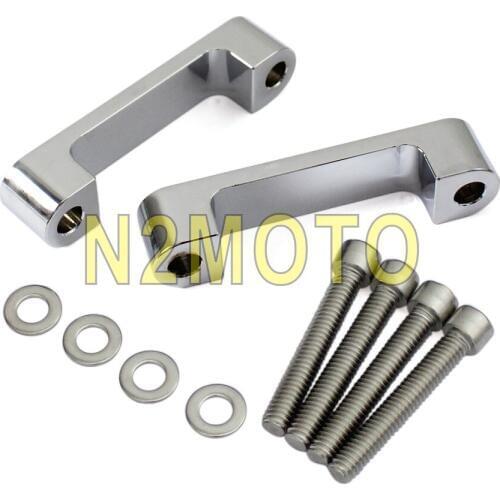 Chrome 30" Front Fender Spacer Bracket for Harley FLHT FLHR FLTR 96-13 FLHX 07-13