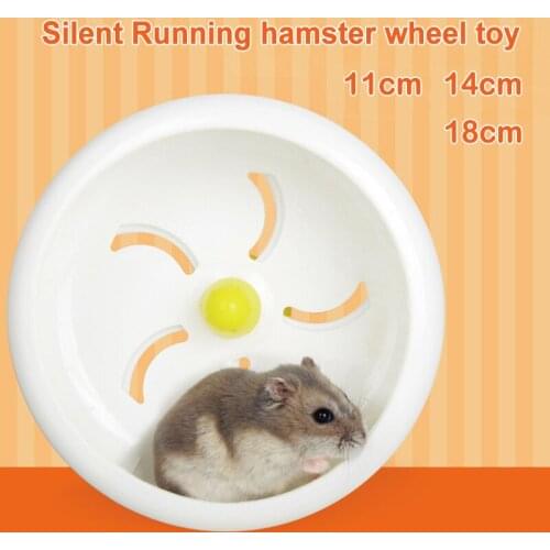 Hamster Wheel Silent Spinner Pets Running Sports Exercise Wheel Pet Accessories for Hamsters Gerbils Mice RE