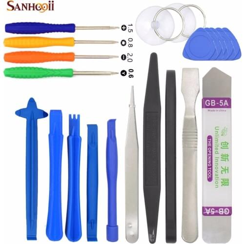21 in 1 Mobile Phone Repair Tools Kit Spudger Pry Opening Tool Screwdriver Set for iPhone X 8 7 6s 6 5s Plus Hand Tools Set
