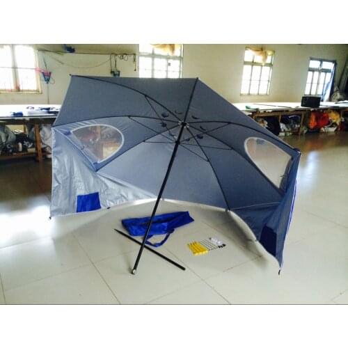 New Outdoor Sports Multifunctional Fishing Sun Rainproof Windproof Shade Plastic Fishing Umbrella