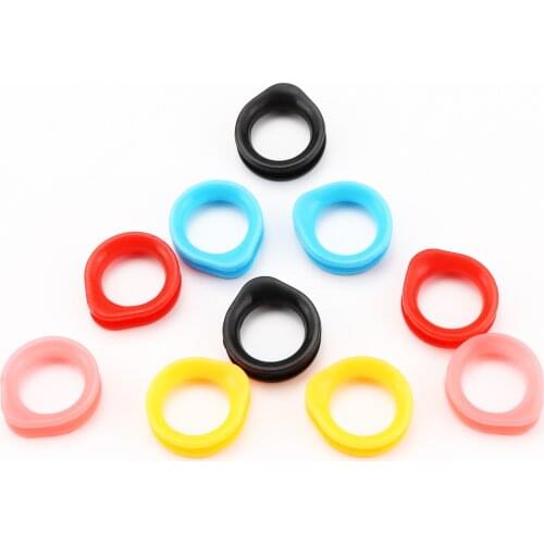Soft Silica Gel Hair Scissors Silicone Finger Rings For Any Scissors Inserts Scissors Accessories Handle Rings for Barber Shear
