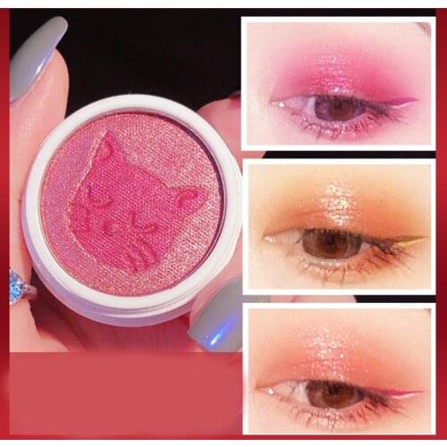 Dual Colors Eyeshadow Palette Shiny Matte Glitter Pigment Eye Shadow Pallete Waterproof Metallic Diamond Eye Makeup Accessories