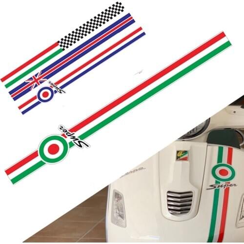 Motorcycle front film cover For Vespa LXV GTS 150 250 300 Super sports reflective sticker